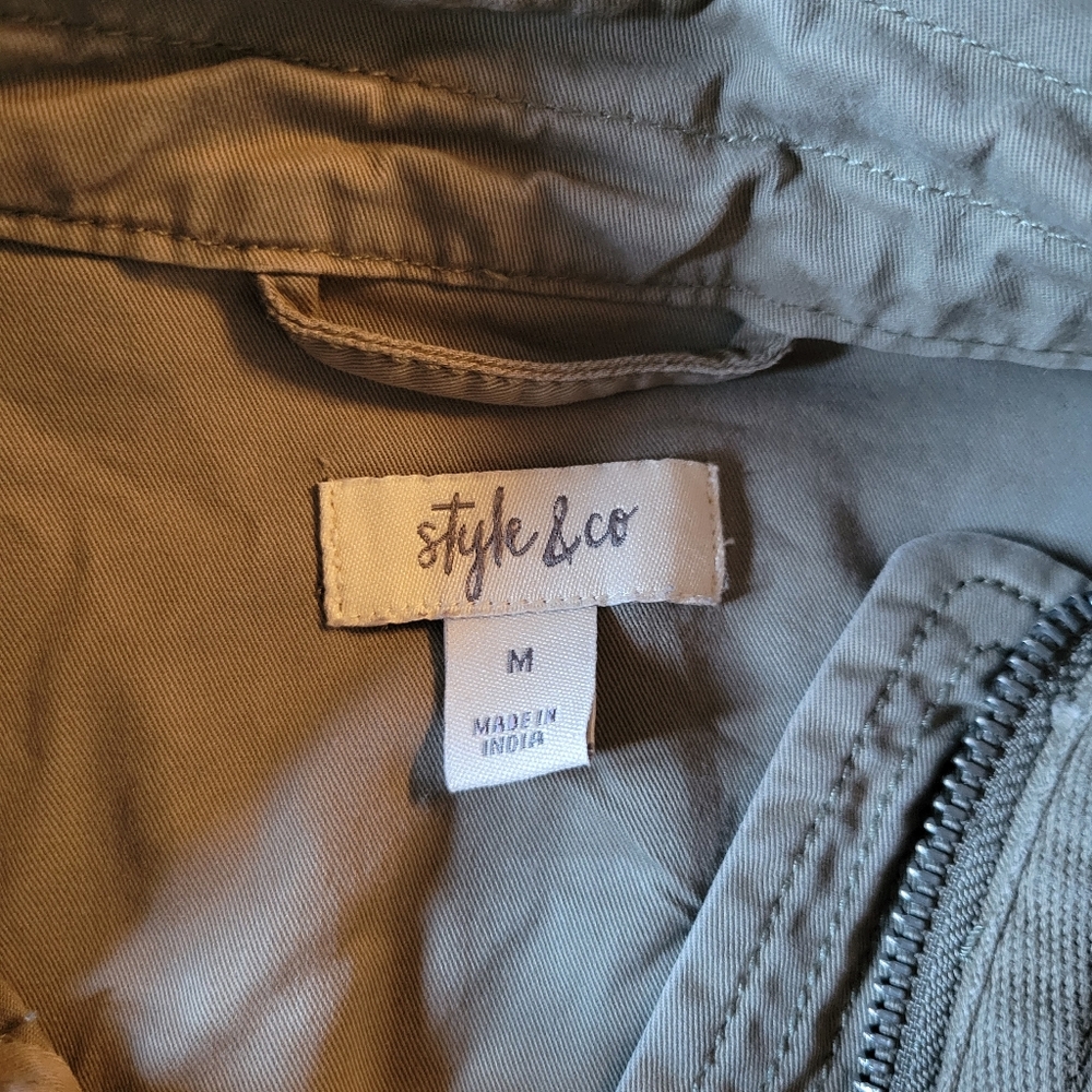 Style & Co Utility Jacket - Picture 5 of 6